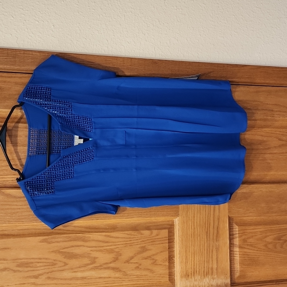 Blue top by Daniel Rainn